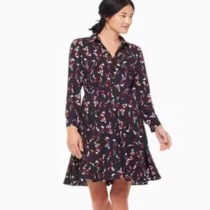 NWOT Kate Spade So Foxy Foxes Smocked Dress